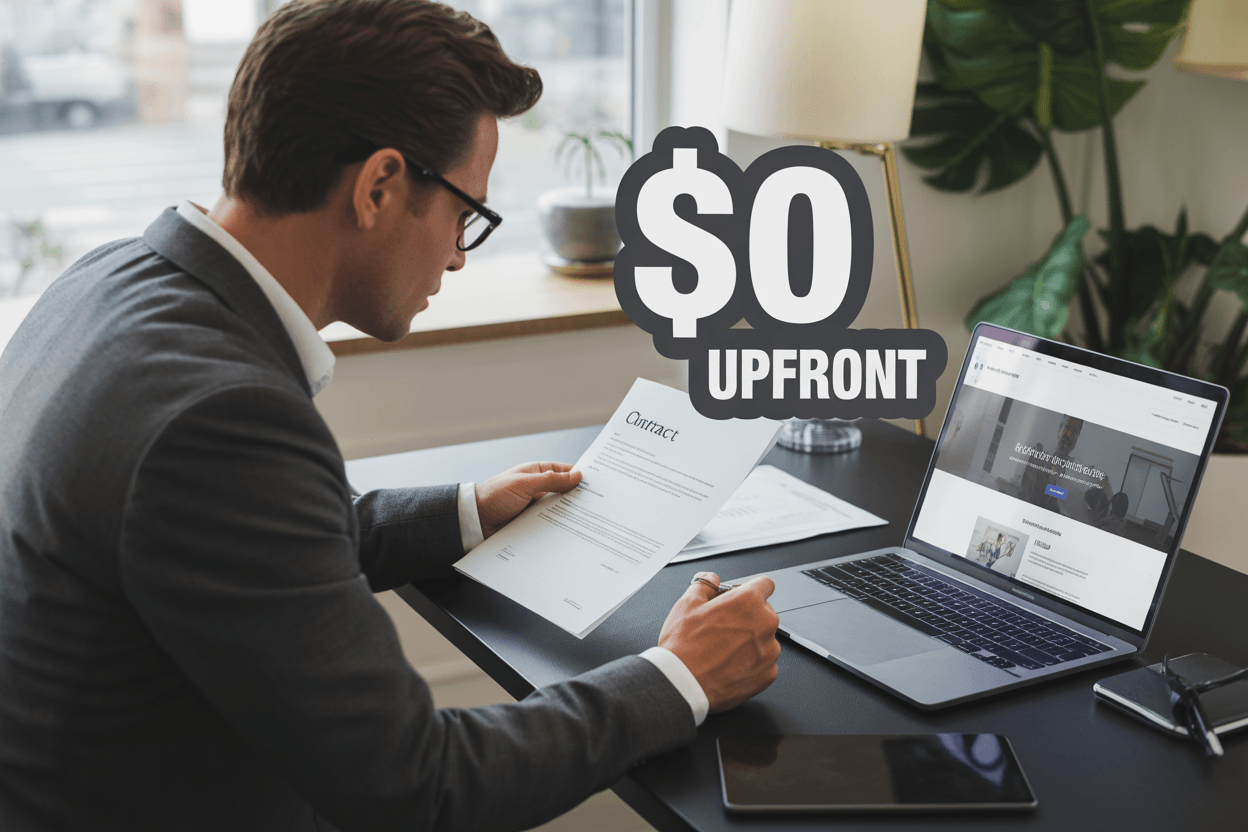 The "No Upfront Cost" Website Model: Is It Too Good to Be True?